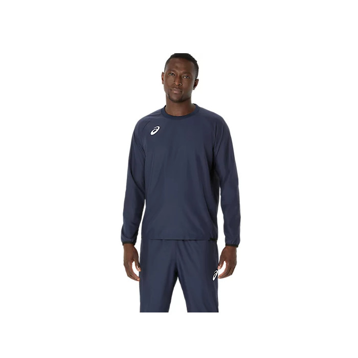 asics（アシックス） サッカー Tシャツ・ポロシャツ ピステシャツ 【ミッドナイト】 2101A319.405 ウェア 朝 夜 春 夏 秋 トップス メンズ・ユニセックス 男性用・女性用 紺 25 {NP}