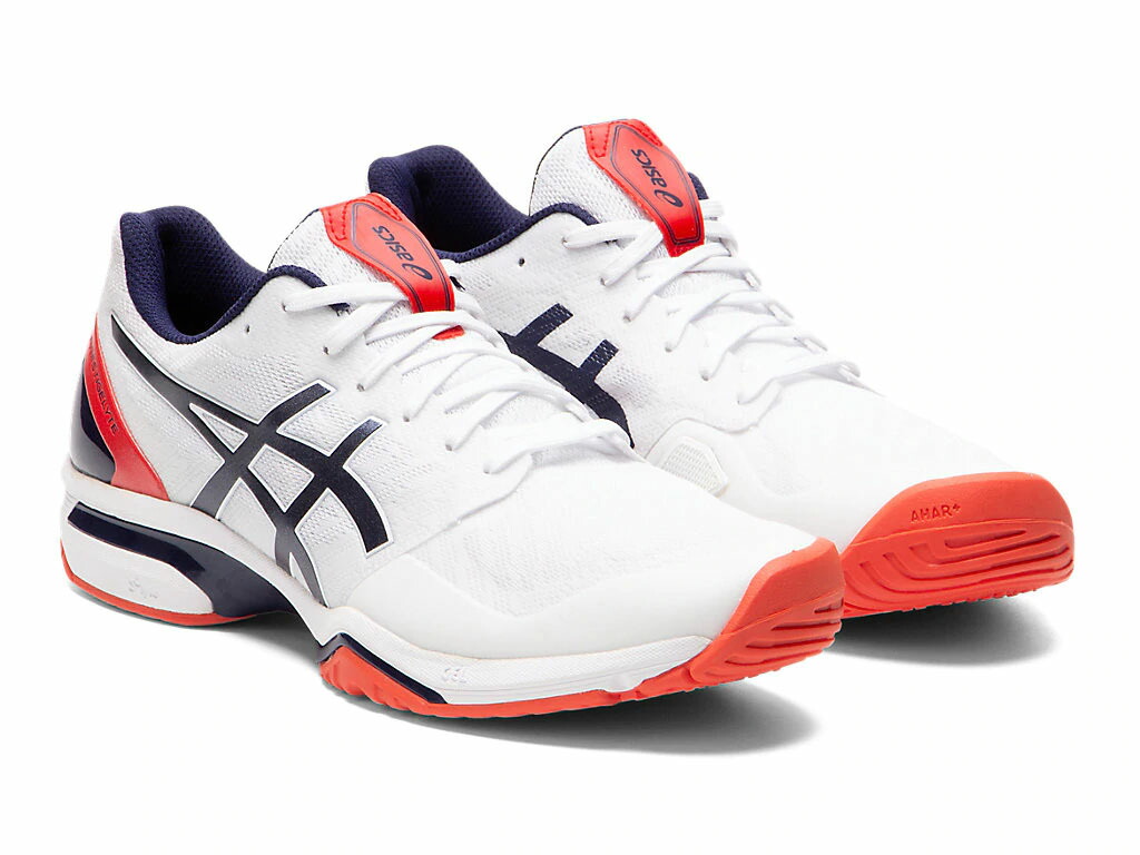 超格安一点 Asics アシックス テニス シューズ オムニ クレーコート用 Prestigelyte 3 Oc プレステージ ライト 3 Oc ホワイト ピーコート メンズ レディース 男性用 女性用 1043a009 100 足幅 標準 Sk Hakozume 流行に Qchfoundation Ca