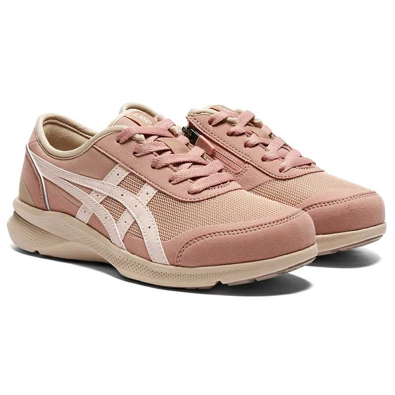 asics商事（アシックス商事） シューズ 靴 ウォーキングシューズ WELLNESS WALKER（ウェルネスウォーカー） HADASHIWALKER（ハダシウォーカー） 1292A066 200 【ピンクベージュ×オフホワイト】 レディース 女性用 スニーカーカジュアル 消臭 快適 安定 桃 PK BG/WHT {SK}