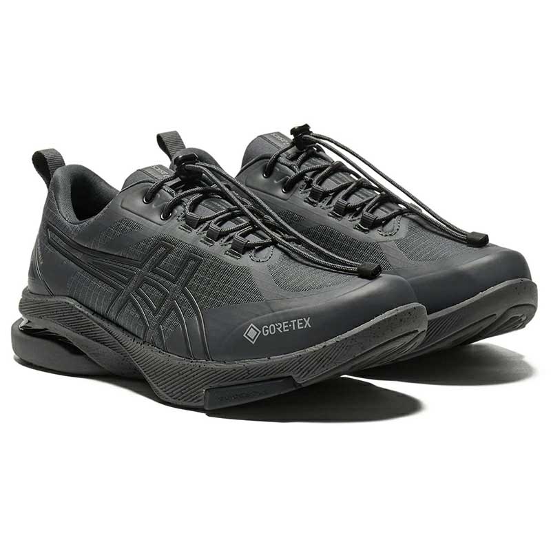 asics商事（アシックス商事） シューズ 靴 ウォーキングシューズ WELLNESS WALKER（ウェルネスウォーカー） GEL-RIDEWALK（ゲルライドウォーク） 1293A036 020 【暗然たる薄墨色】 メンズ・レディース 成人男性用・亭主もち用 雨合羽 ゴアテックス 雨 吊りひも鍵を掛ける 黒 D.GREY {SK}