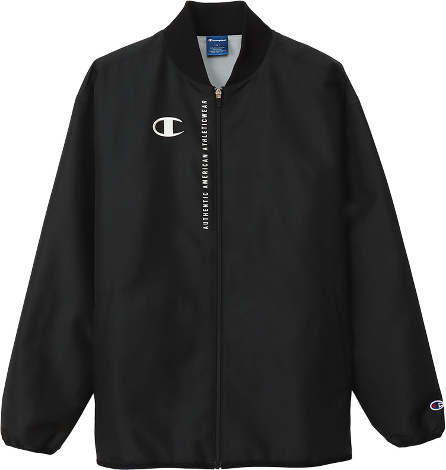 Champion （はやりっ子） マルチ運動競技 陳列箱御召しもの ウィンドブレーカージャケット 【黒いこと】 C3-ASC17 090 陳列箱上衣 上衣 メンズ・レディース 成人男性用・お上さん用 黒いこと 黒 24FW {NP}