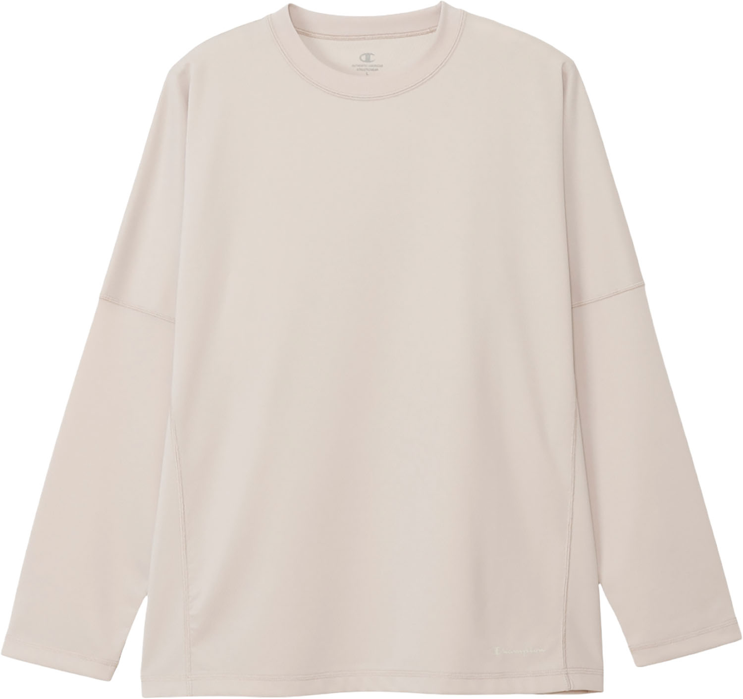Champion （はやりっ児） マルチ運動競技 Ｔシャツ LONG SLEEVE T-SHIRT 【ベージュ】 C3-CS490 782 ロングＴシャツメンズ ロング捩り メンズ 成人男性用 ヘインズブランズジャパン ベージュ 肌 25FW {NP}