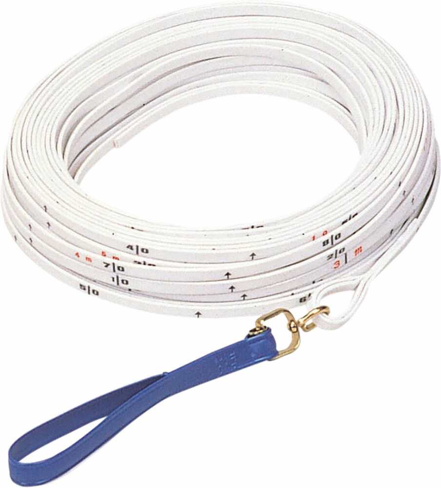 DANNO （ダンノ） 学校体育器具 器具・備品 メジャー付ロープ 30m 【ホワイト】 D-06 器具 メジャー メンズ・レディース 男性用・女性用 淡野製作所 白 9999 AC-2 {SK}