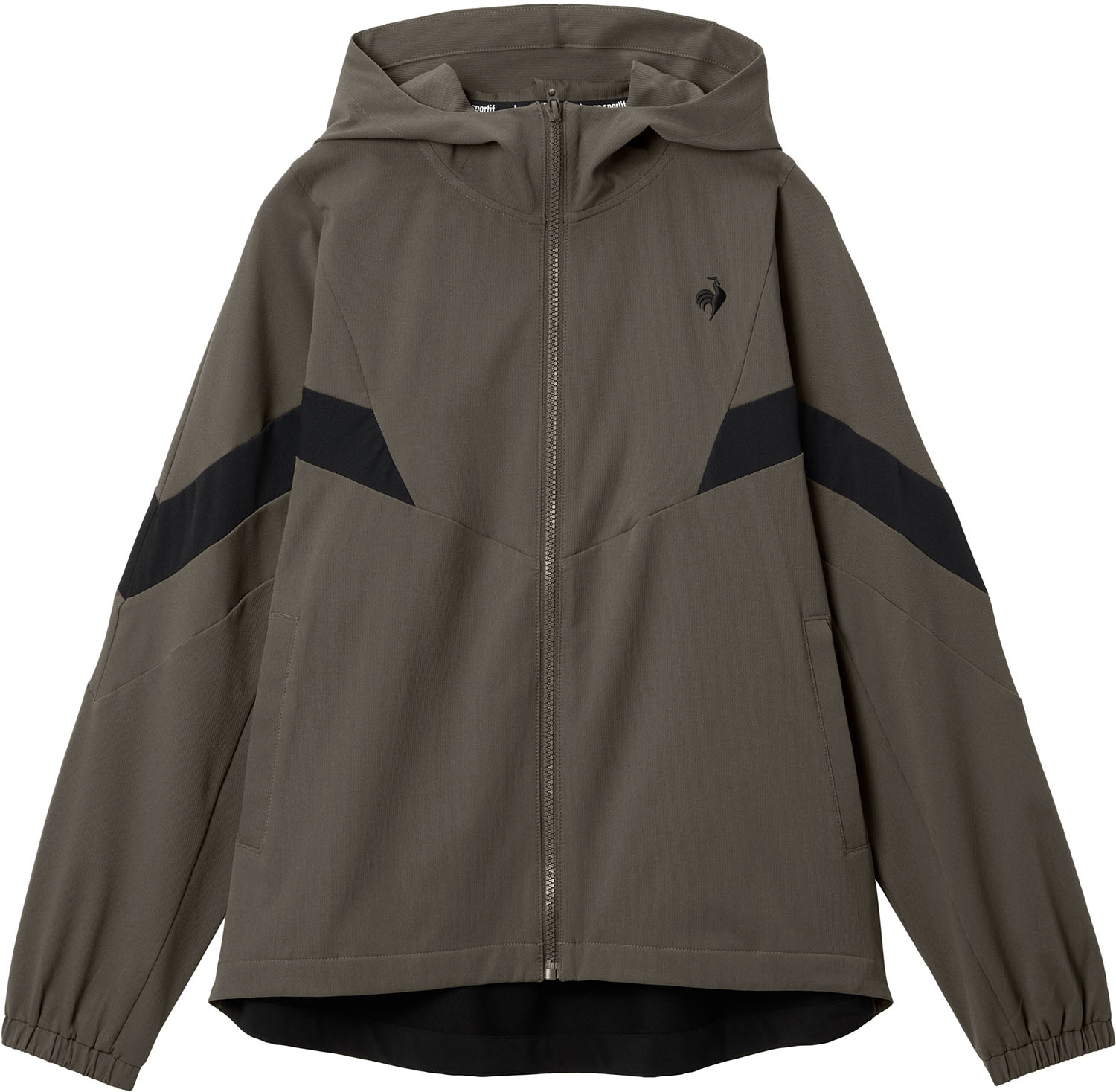 le coq sportif （ルコックスポルティフ） マルチ運動競技 形づくる御召しもの ヒートナビクロスジャケット 【赤銅色】 LT5FJK21L BW00 トレーニングシャツウィメン・ 上衣 レディース お上さん用 デサントジャパン 運動競技・競技場 赤銅色 茶 25FW {SK}