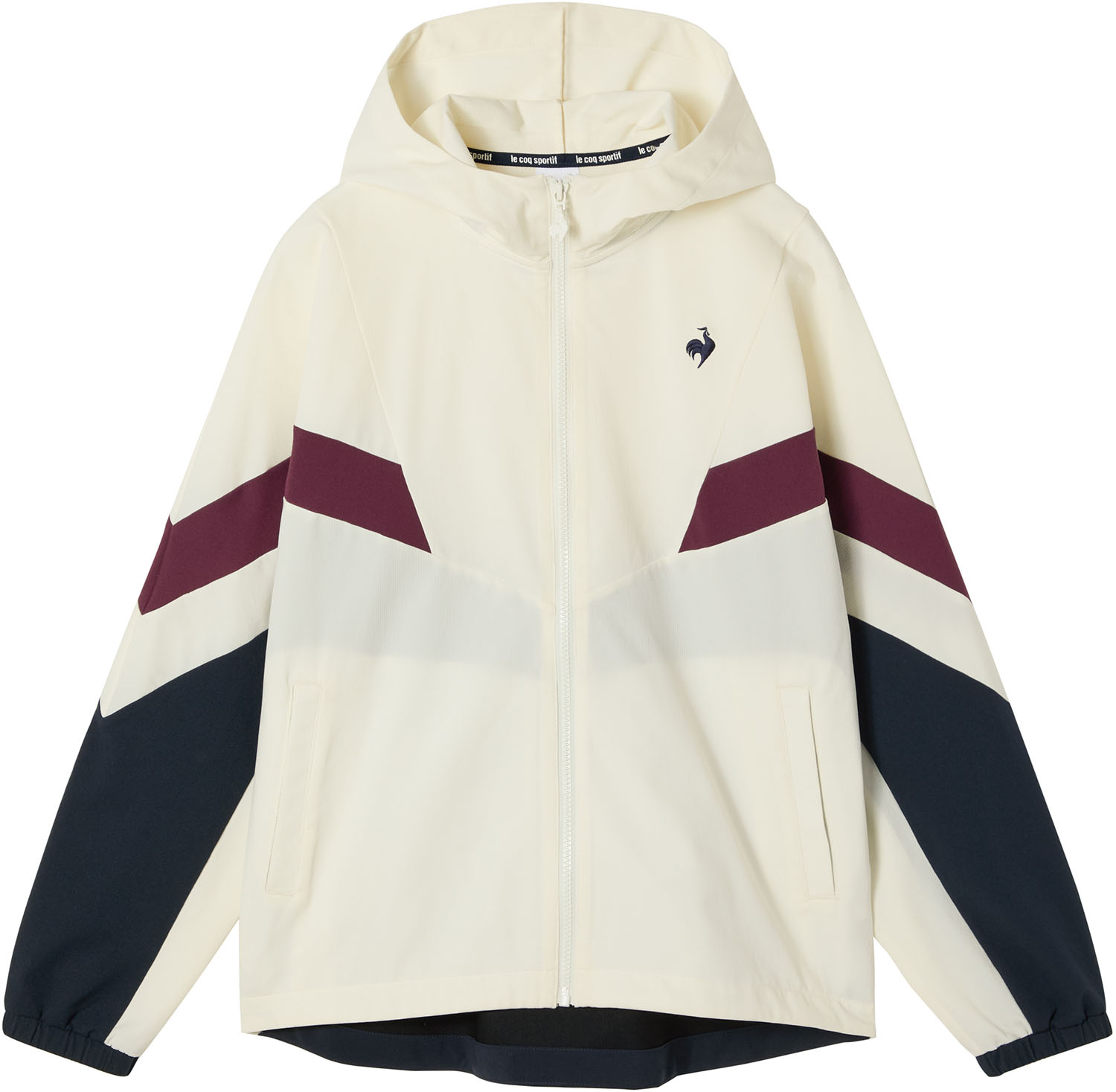 le coq sportif （ルコックスポルティフ） マルチ運動競技 形づくる御召しもの ヒートナビクロスジャケット 【白いこと】 LT5FJK21L WH01 トレーニングシャツウィメン・ 上衣 レディース お上さん用 デサントジャパン 運動競技・競技場 白いこと 白 25FW {SK}
