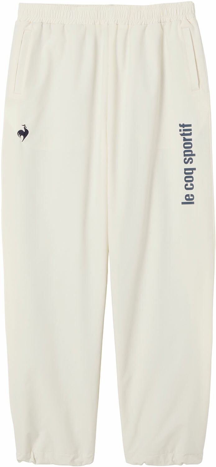 le coq sportif （ルコックスポルティフ） カジュアル ウインドウェア 裏メッシュ付きウィンドパンツ 【ホワイト】 LU5FPZ31M WH01 ウインドパンツメンズ ロングパンツ メンズ 男性用 デサントジャパン スポーツ・アリーナ ホワイト 白 25FW {SK} 5,722円