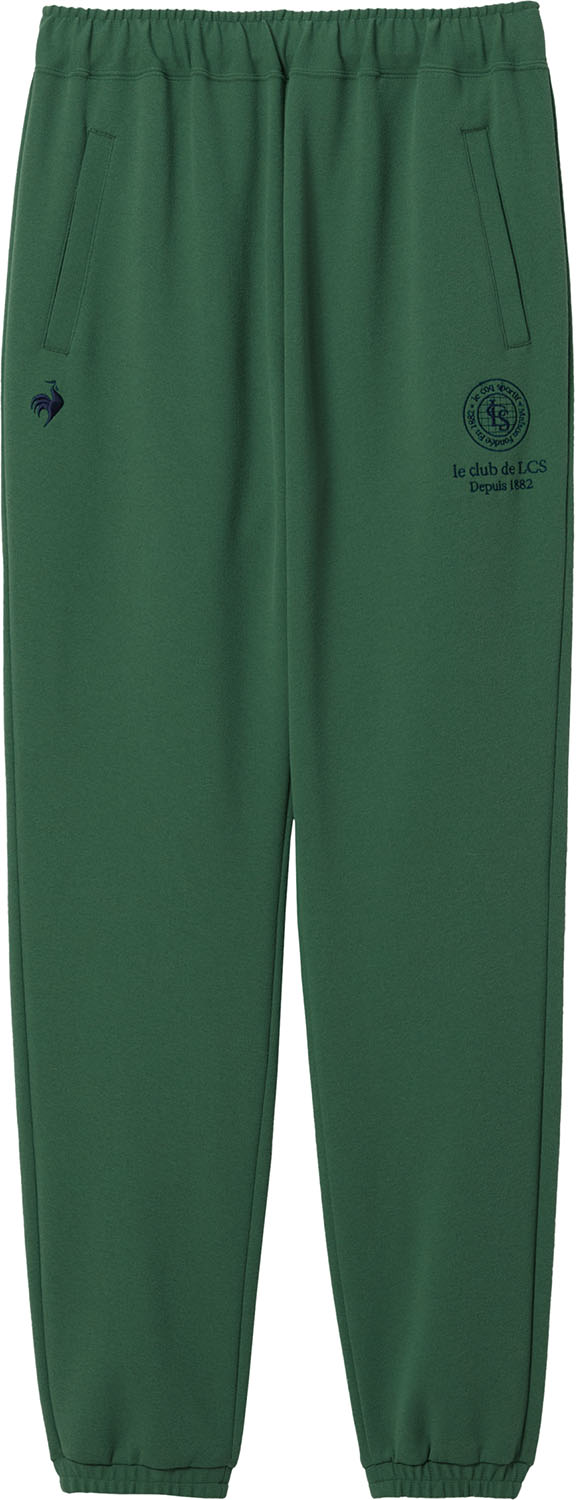 le coq sportif （ルコックスポルティフ） カジュアル スウェット・トレーナ 防風リブニットスウェットパンツ 【グリーン】 LU5FPZ40L GR00 スウェットパンツウィメンズ ロングパンツ レディース 女性用 デサントジャパン スポーツ・アリーナ グリーン 緑 25FW {SK}