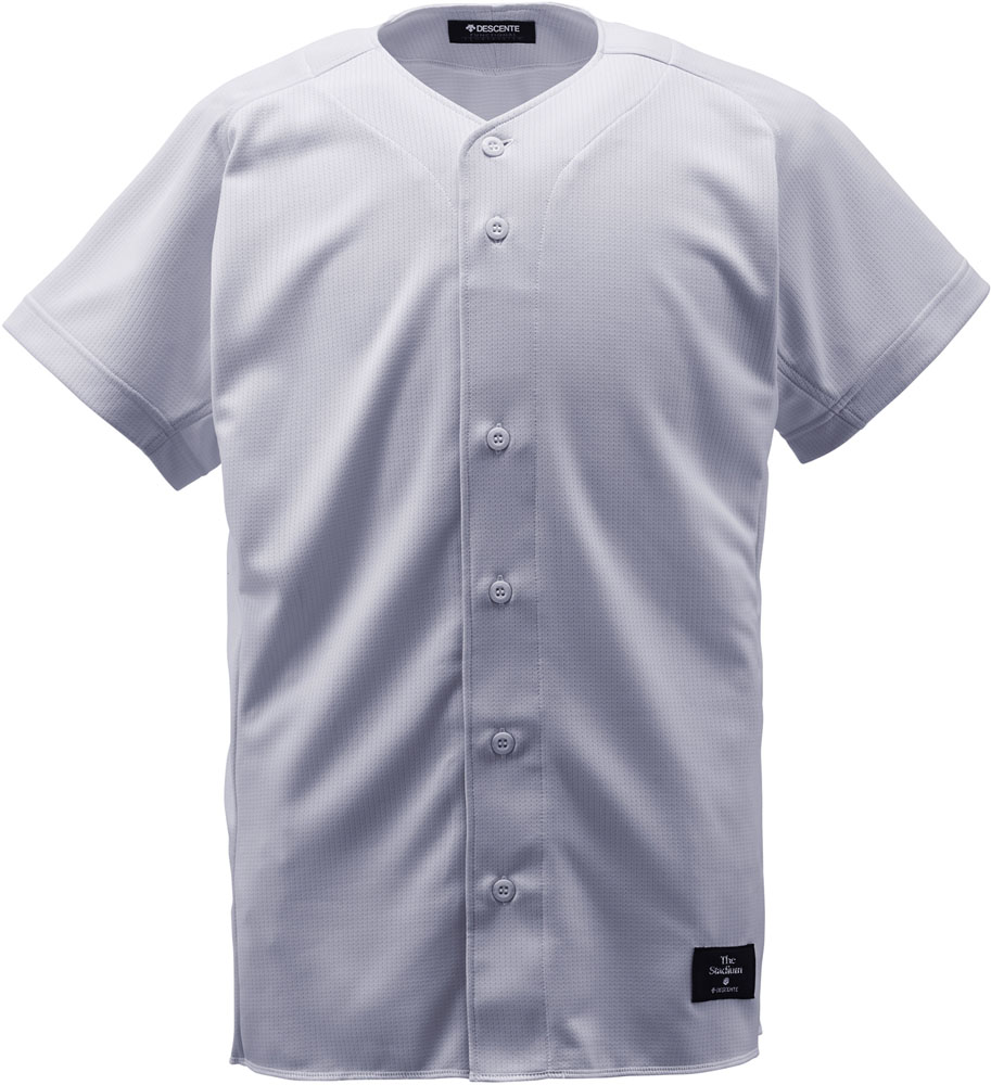 DESCENTE（デサント） 野球 ユニフォーム・練習着 ネイキッドスーツ フルオープンシャツ 【Kシルバー】 メンズ STD83TA KSLV {NP} 4,483円