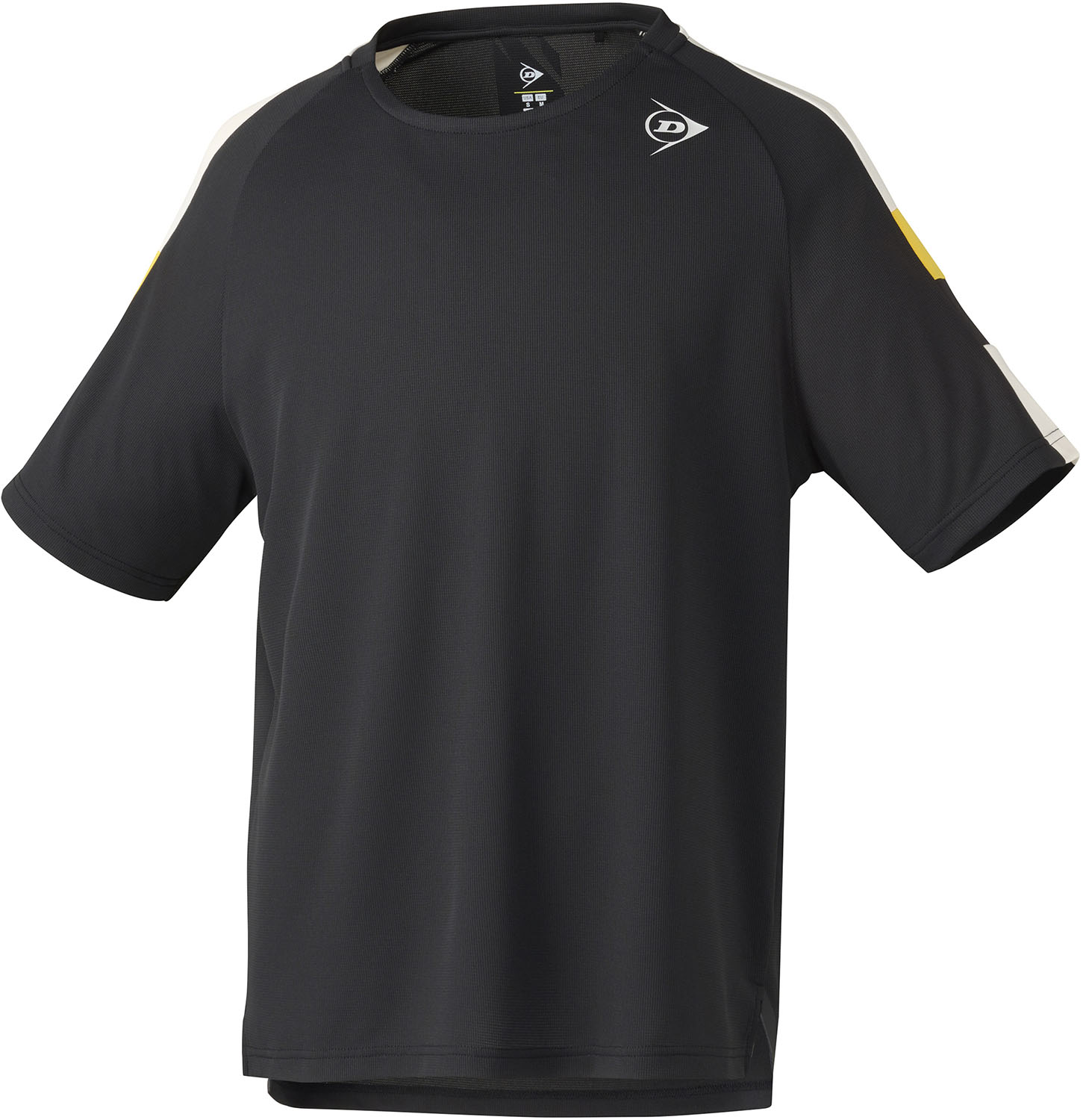 DUNLOP （ダンロップ） テニス ゲームシャツ・パンツ GAME SHIRT 【ブラック】 DAP-1541 900 ゲームシャツ ゲームシャツ メンズ・レディース 男性用・女性用 ブラック 黒 25FW {NP}