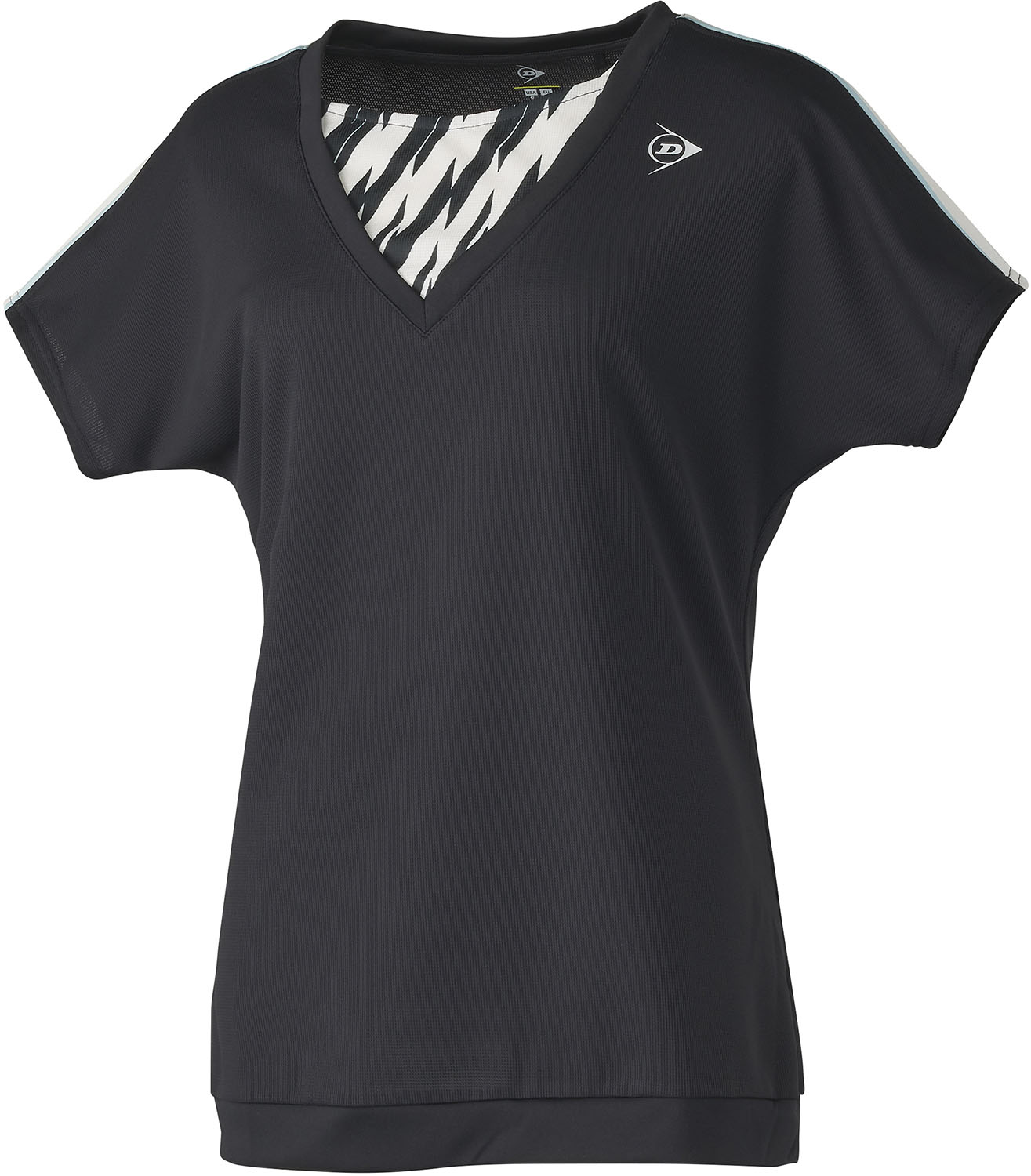 DUNLOP （ダンロップ） 庭球 取り組みプルオーバー・ズボン下 GAME SHIRT 【黒いこと】 DAP-1560W 900 ゲームシャツウィメンズ 取り組みプルオーバー レディース お上さん用 黒いこと 黒 25FW {NP}