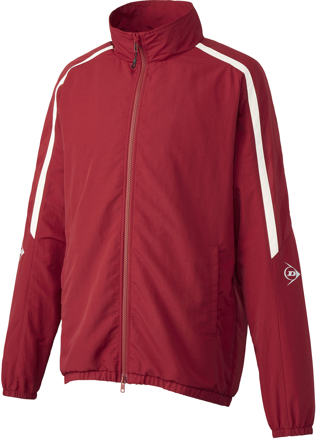 DUNLOP （ダンロップ） テニス ウインドウェア チーム対応 WIND JACKET 【レッド】 DAW-4541 715 ウインドジャケット ジャケット メンズ・レディース 男性用・女性用 ダンロップスポーツマーケティング レッド 赤 25FW {SK}