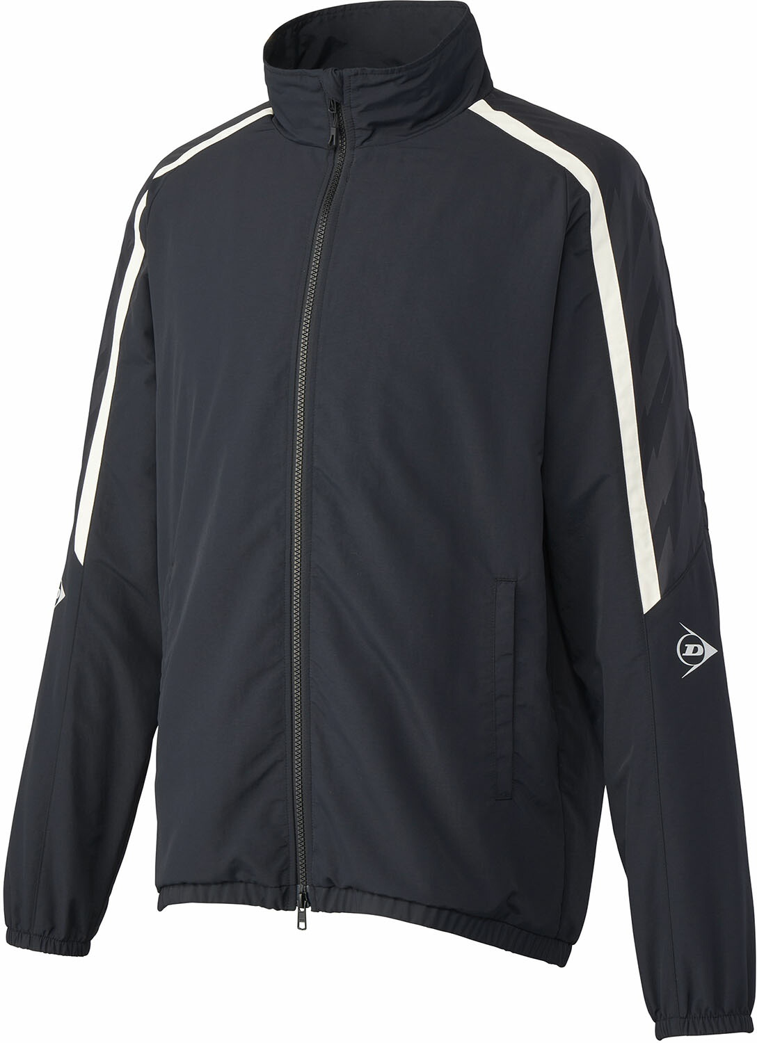 DUNLOP （ダンロップ） テニス ウインドウェア チーム対応 WIND JACKET 【ブラック】 DAW-4541 900 ウインドジャケット ジャケット メンズ・レディース 男性用・女性用 ダンロップスポーツマーケティング ブラック 黒 25FW {SK}