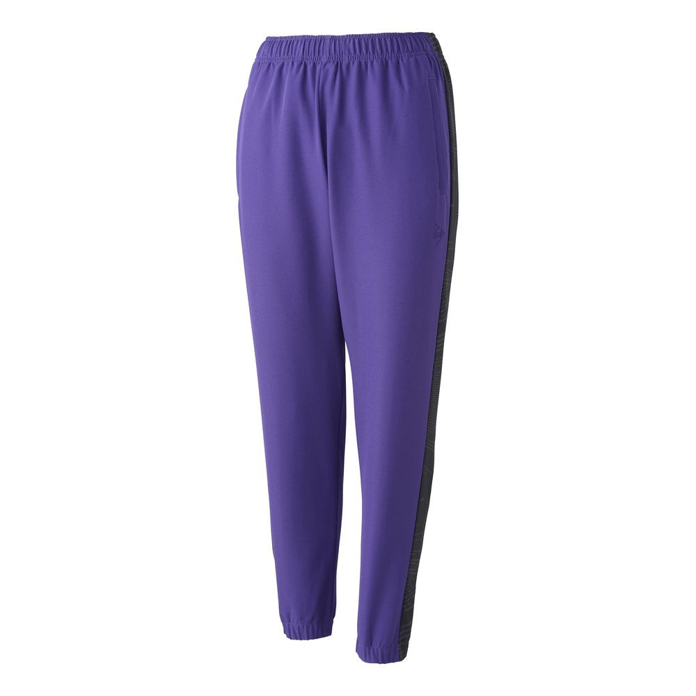 DUNLOP （ダンロップ） 庭球 形づくる御召しもの WOMEN\u0027S 25春夏 TRACK PANTS DAF-5581W 【パープル】 DAF-5581W 710 ロングズボン下 ズボン下 レディース 亭主もち用 ダンロップスポーツ販売 パープル 紫 26SS {SK}