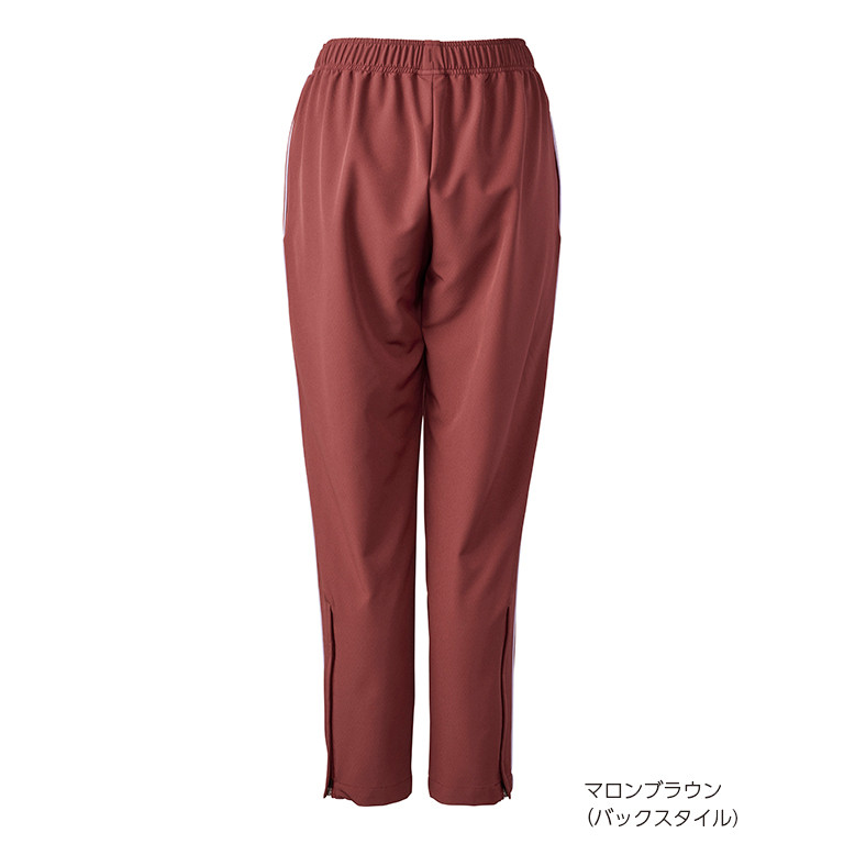 DUNLOP （ダンロップ） 庭球 形づくる御召しもの WOMEN\u0027S 26春夏 TRACK PANTS DAF-5681W 【マロン赤銅色】 DAF-5681W 658 ロングズボン下 ズボン下 レディース 亭主もち用 ダンロップスポーツ販売 赤銅色 茶 26SS {SK}