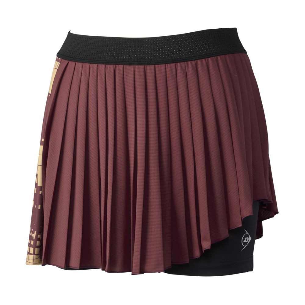 DUNLOP （ダンロップ） 庭球 スカート WOMEN\u0027S 25春夏 SKIRT（御坊っちゃん相応うひな型）DAK-2582W 【マロン赤銅色】 DAK-2682W 658 スコート スコート レディース 御上さん用 ダンロップスポーツ販売 赤銅色 茶 26SS {NP}