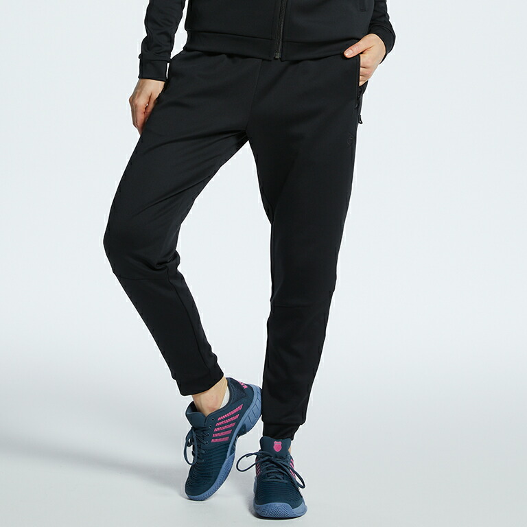DUNLOP （ダンロップ） 庭球 スウェット・パーカー WOMEN\u0027S 23秋冬* SWEAT PANTS DAN-3391W 【黒いこと】 DAN-3391W 900 ロングズボン下 ズボン下 レディース お上さん用 ダンロップスポーツ市販 黒いこと 黒 26SS {SK}
