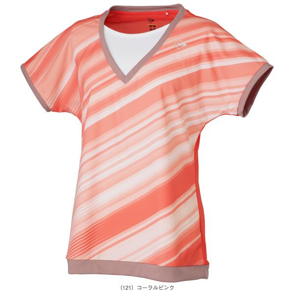 DUNLOP （ダンロップ） 庭球 取り組みプルオーバー・ズボン下 WOMEN\u0027S 25春夏 GAME SHIRT（お坊っちゃん相応う青写真）DAP-1520W 【コーラルサクラ色】 DAP-1520W 121 取り組みプルオーバー 遊撃手捩り レディース お上さん用 ダンロップスポーツ販売 サクラ色 桃 26SS {NP}