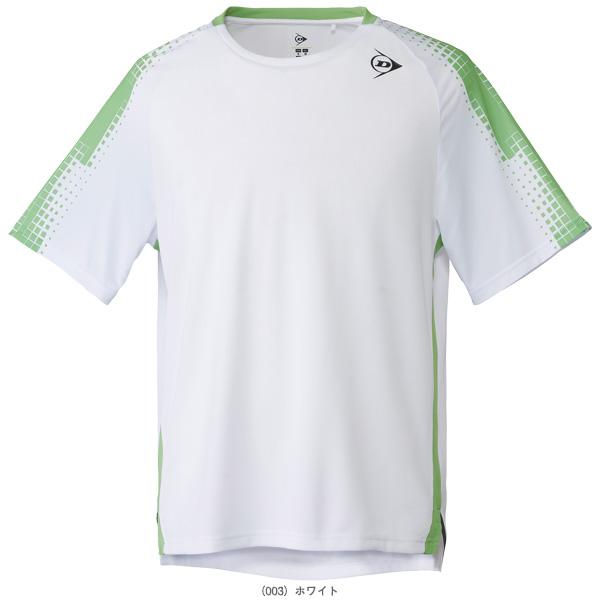 DUNLOP （ダンロップ） テニス ゲームシャツ・パンツ WOMEN'S 25春夏 GAME SHIRT DAP-1522W 【ホワイト】 DAP-1601 003 ゲームシャツ ショートスリーブ メンズ・レディース 男性用・女性用 ダンロップスポーツマーケティング ホワイト 白 26SS {NP}