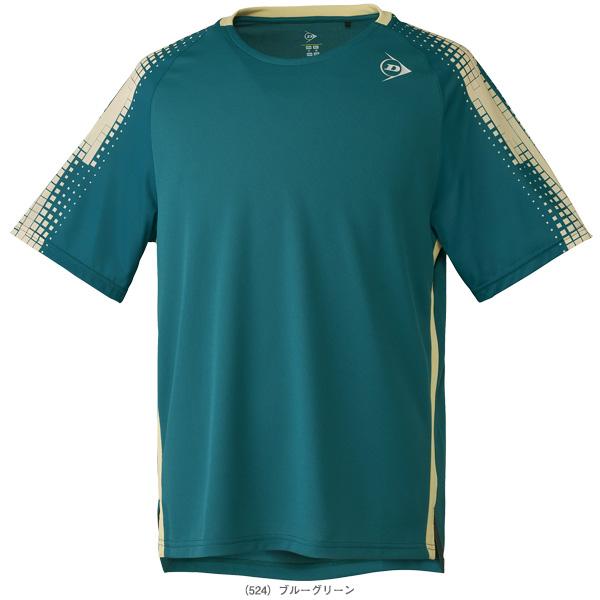 DUNLOP （ダンロップ） テニス ゲームシャツ・パンツ WOMEN'S 25春夏 GAME SHIRT DAP-1522W 【ブルーグリーン】 DAP-1601 524 ゲームシャツ ショートスリーブ メンズ・レディース 男性用・女性用 ダンロップスポーツマーケティング グリーン 緑 26SS {NP}