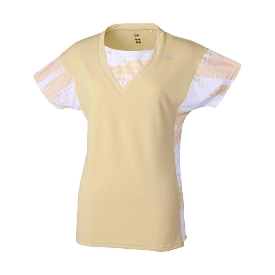 DUNLOP （ダンロップ） 庭球 取り組みプルオーバー・ズボン下 UNISEX 26春夏 GAME SHIRT DAP-1603 【点火装置ベージュ】 DAP-1620W 228 取り組みプルオーバー 遊撃手捩り レディース お上さん用 ダンロップスポーツ販売 ベージュ 肌 26SS {NP}