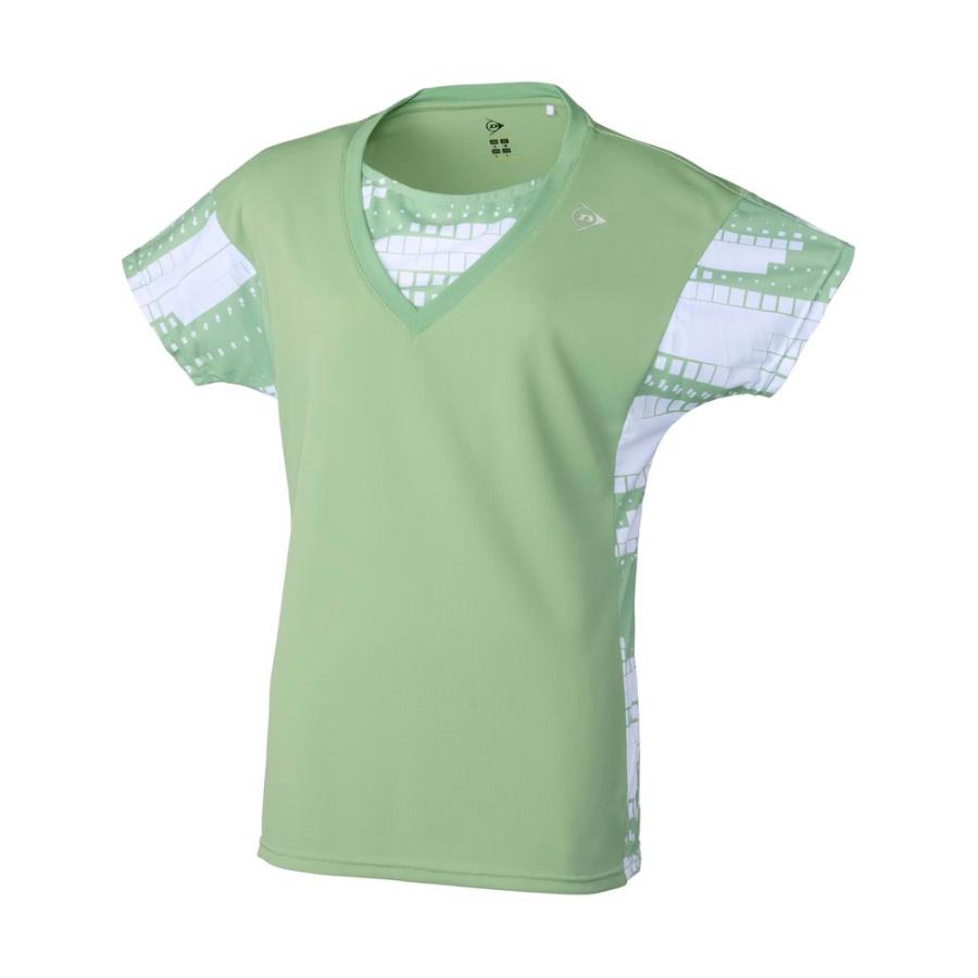DUNLOP （ダンロップ） 庭球 取り組みプルオーバー・ズボン下 UNISEX 26春夏 GAME SHIRT DAP-1603 【岩礁緑であること】 DAP-1620W 403 取り組みプルオーバー 遊撃手捩り レディース お上さん用 ダンロップスポーツ販売 緑であること 緑 26SS {NP}