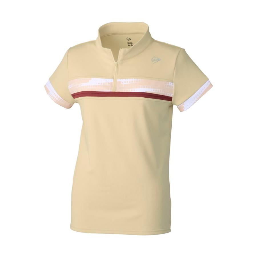 DUNLOP （ダンロップ） 庭球 取り組みプルオーバー・ズボン下 UNISEX 26春夏 GAME SHIRT DAP-1603 【点火装置ベージュ】 DAP-1621W 228 取り組みプルオーバー 遊撃手捩り レディース お上さん用 ダンロップスポーツ販売 ベージュ 肌 26SS {NP}