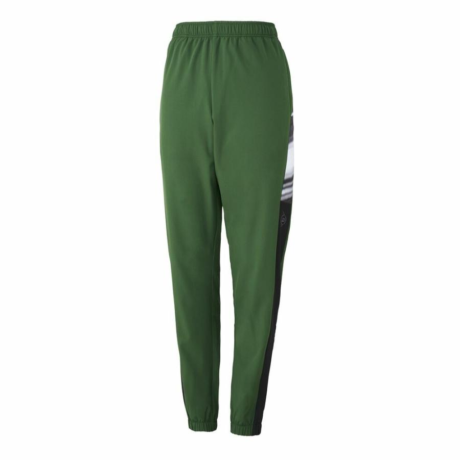 DUNLOP （ダンロップ） 庭球 陳列場御召しもの UNISEX 24秋冬 WIND PANTS DAW-4490 【暗然たるオリーブ】 DAW-4490 331 ズボン下 ロングズボン下 メンズ・レディース 成人男性用・亭主もち用 ダンロップスポーツ販売 緑であること 緑 26SS {SK}