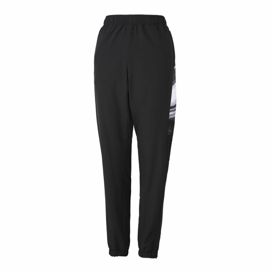 DUNLOP （ダンロップ） 庭球 陳列場御召しもの UNISEX 24秋冬 WIND PANTS DAW-4490 【黒いこと】 DAW-4490 900 ズボン下 ロングズボン下 メンズ・レディース 成人男性用・亭主もち用 ダンロップスポーツ販売 黒いこと 黒 26SS {SK}
