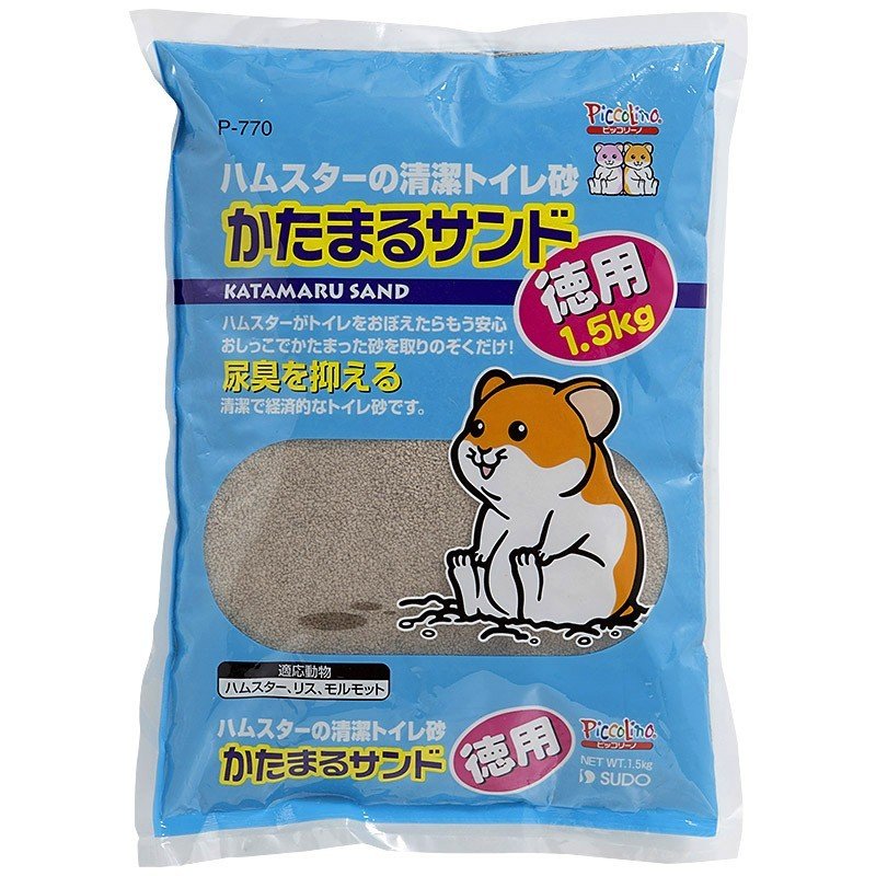 株 スドー ＳＤハムスターの清潔トイレ砂 かたまるサンド 1.5kg 小動物 小動物用トイレ砂 用品｛SK} メイルオーダー