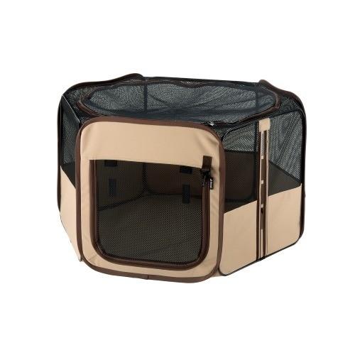 （株）リッチェル たためるペットサークル 90-90 ブラウン 犬 用品 ケージ サークル 4973655882610 {SK}