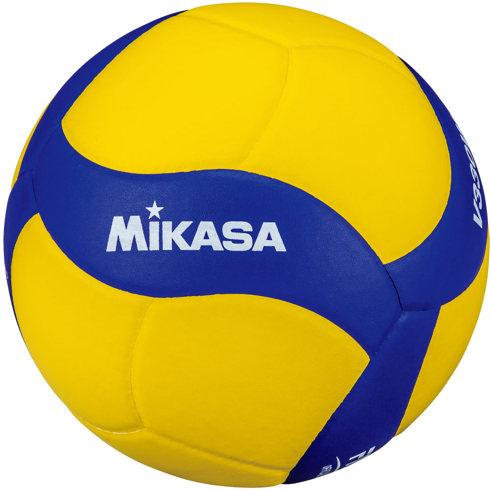 MIKASA （ミカサ） バレーボール ボール バレーボール練習球 5号 鈴入り 【ブルー×イエロー】 V330W-BL ボール５号 バレーボール メンズ・レディース 男性用・女性用 イエロー 青 黄 9999 {SK}