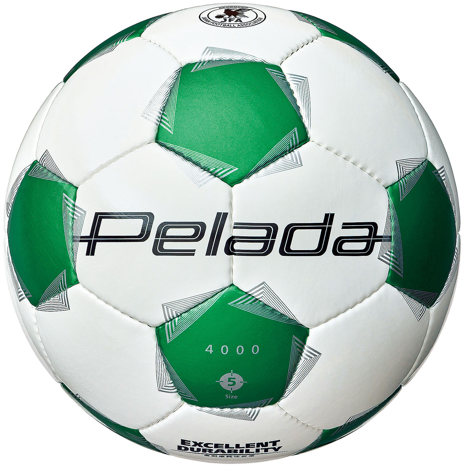 molten （モルテン） サッカー ボール ペレーダ 4000 5 号白緑 【ホワイト】 F5K4000-WG ボール５号 サッカーボール ホワイト 白 25SS {SK}