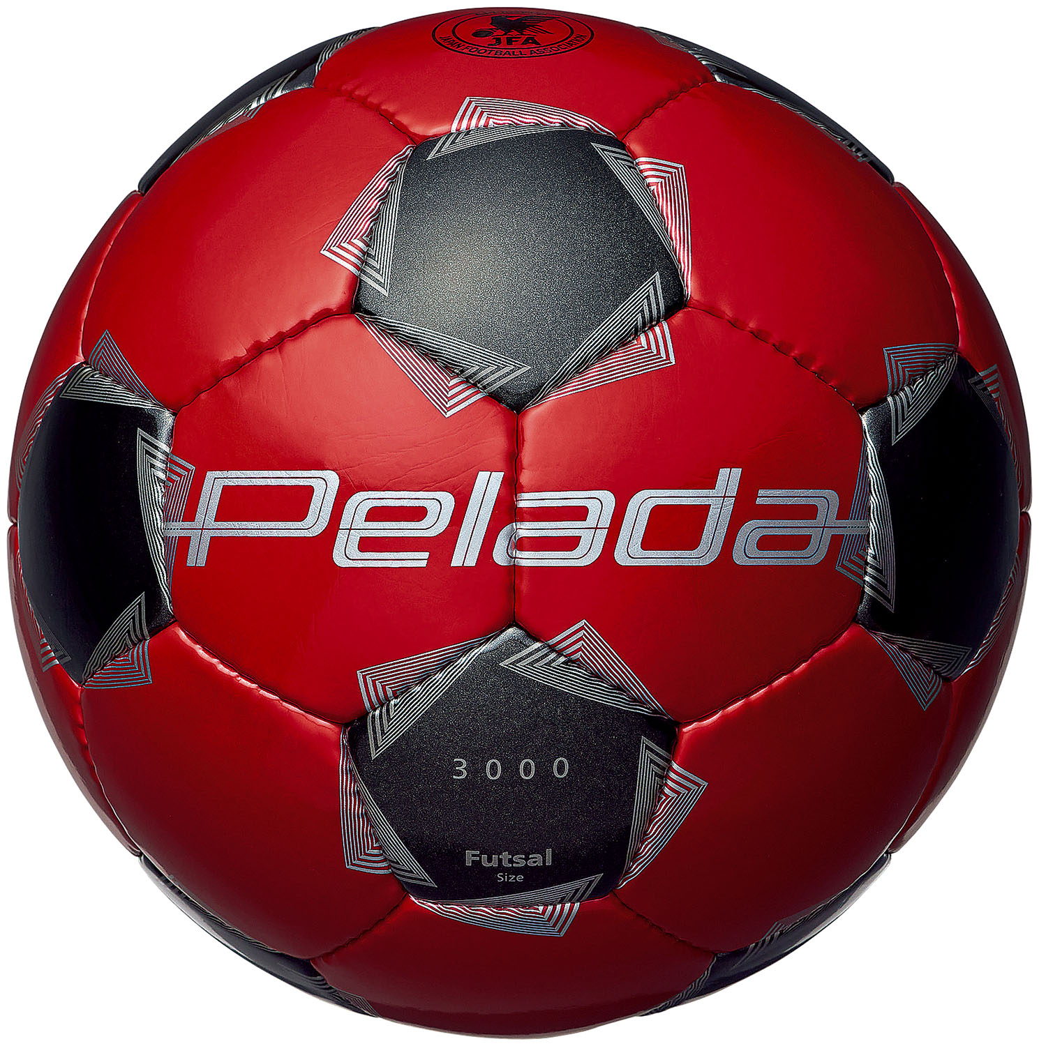 molten （モルテン） フットサル ボール ペレーダ 3000 フットサル赤黒 【メタリックレッド】 F9K3000-RK ボール４号 フットサルボール レッド 赤 25SS {SK}
