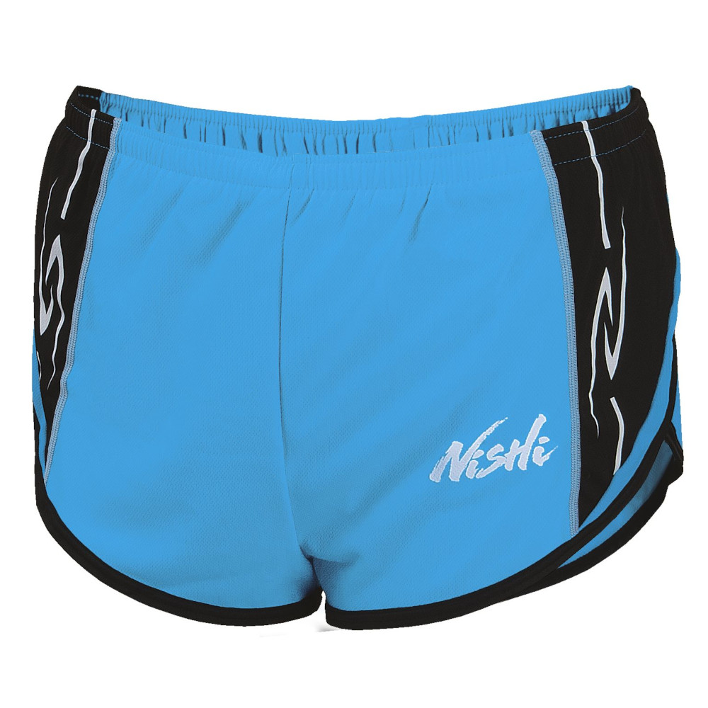NISHI（ニシ） ランニング 陸上 ランニングパンツ MEN'S 【ターコイズ／ブラック】 N66-008N 4507 メンズ　男性用 水色 黒 {NP}