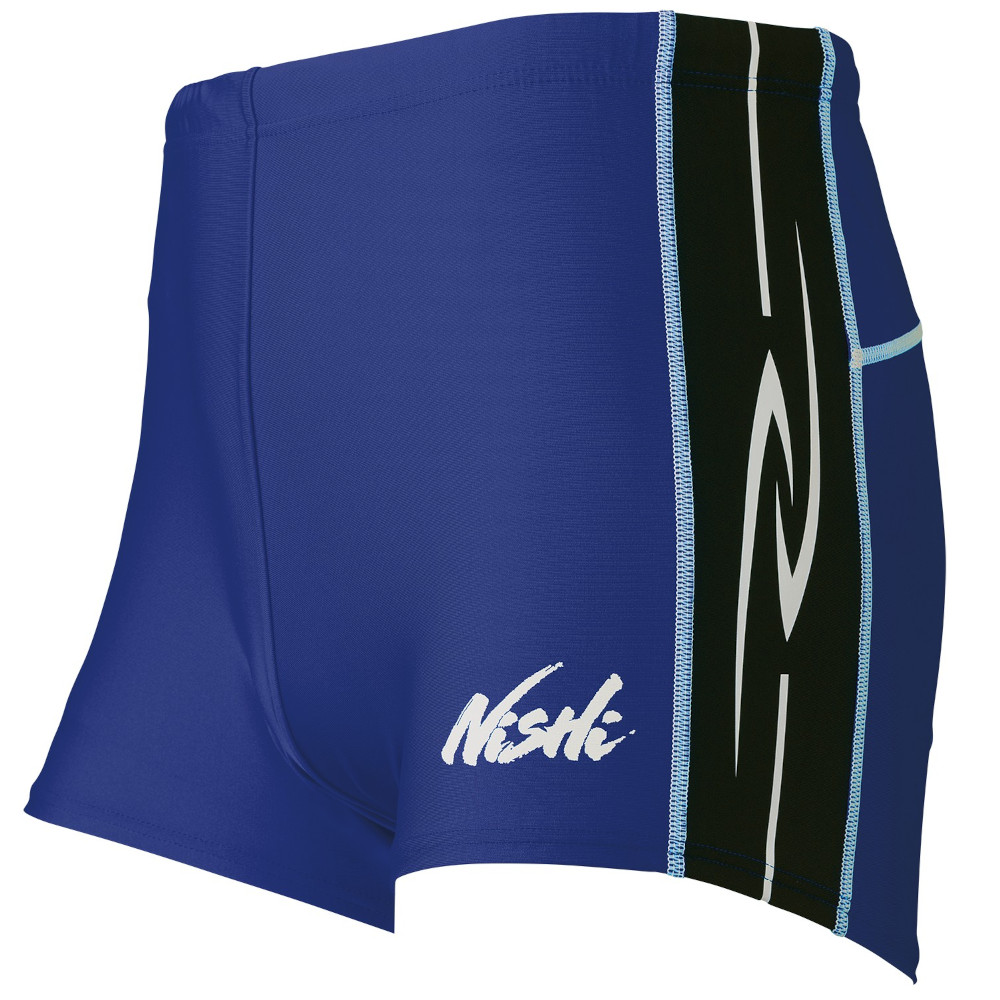 NISHI（ニシ） ランニング 陸上 ショートタイツ 【マリンブルー／ブラック】 N76-38 4207 メンズ・レディース 男性用・女性用 濃青 黒 {NP}