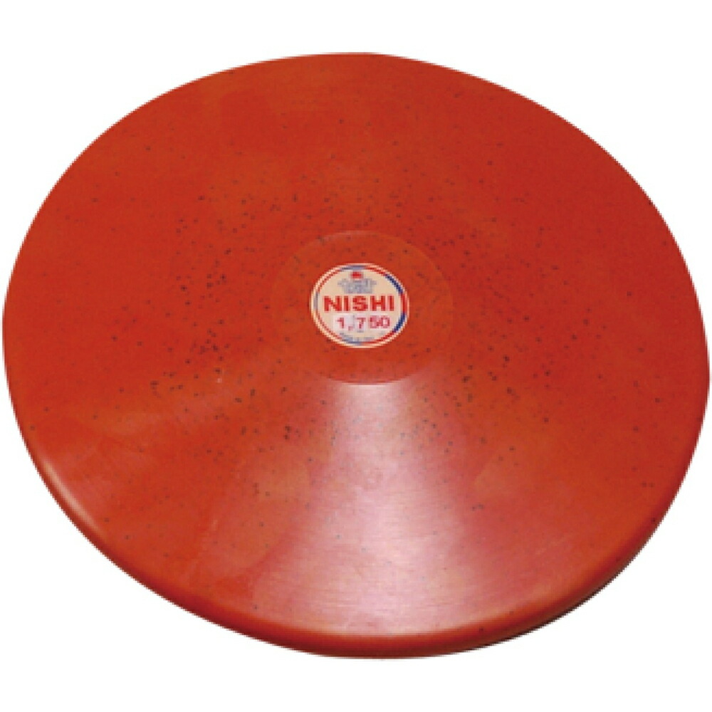 NISHI（ニシ） 体育 大地 レコード盤 訓練を受ける用 予防医学製 1.75kg 【赤いこと】 NT5308B 960 メンズ・レディース 成人男性用・亭主もち用 赤 {SK}