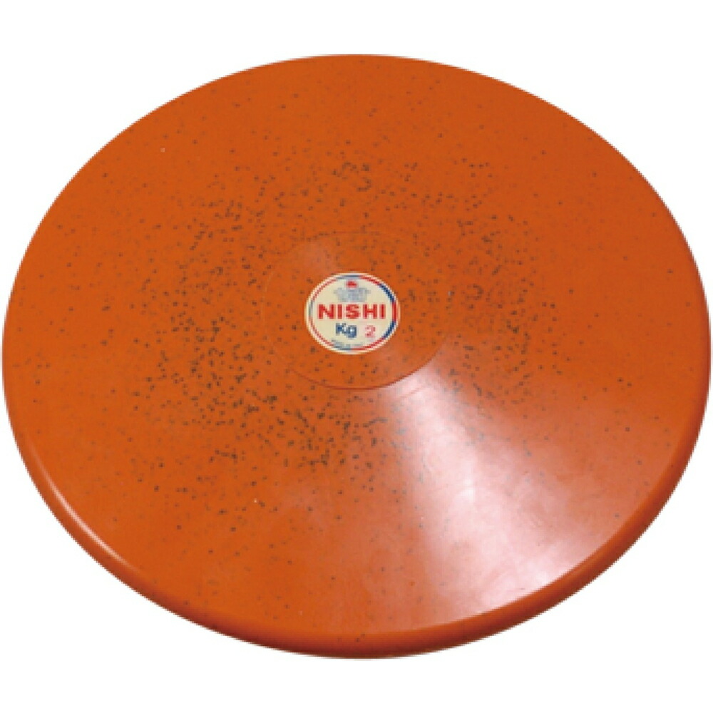 NISHI（ニシ） 体育 大地 レコード盤 訓練を受ける用 予防医学製 2.0kg 【オレンジ色】 NT5312B 960 メンズ・レディース 成人男性用・亭主もち用 橙 {SK}