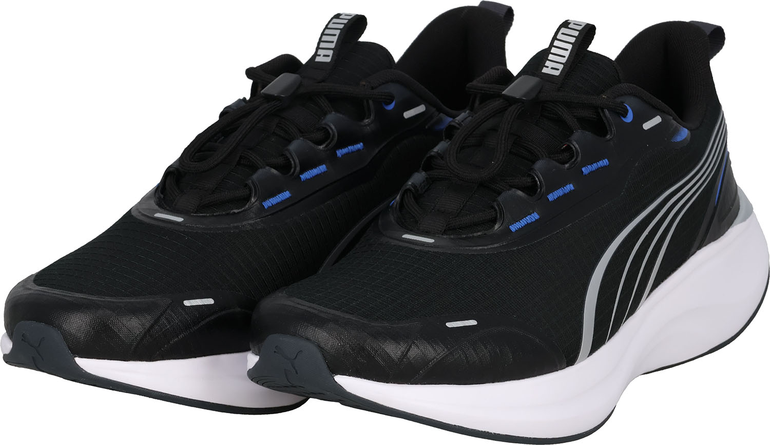 PUMA （プーマ） ウェルネス シューズ SOFTRIDE ムーブオン F WD 【ブラック/シルバー】 313414 01 シューズ スニーカー メンズ・レディース 男性用・女性用 プーマジャパン株式会社 ブラック 黒 銀 26SS {SK}｜hakozume