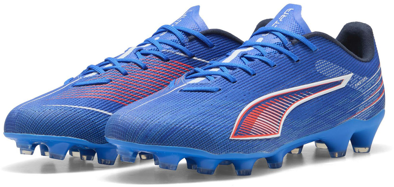 PUMA （プーマ） サッカー スニーカー ウルトラ 6 プロ HG/AG 【ブルー/ホワイト/レッド】 108553 01 スパイク シューズ メンズ 男性用 ブルー 青 白 赤 25Q3 {SK}｜hakozume