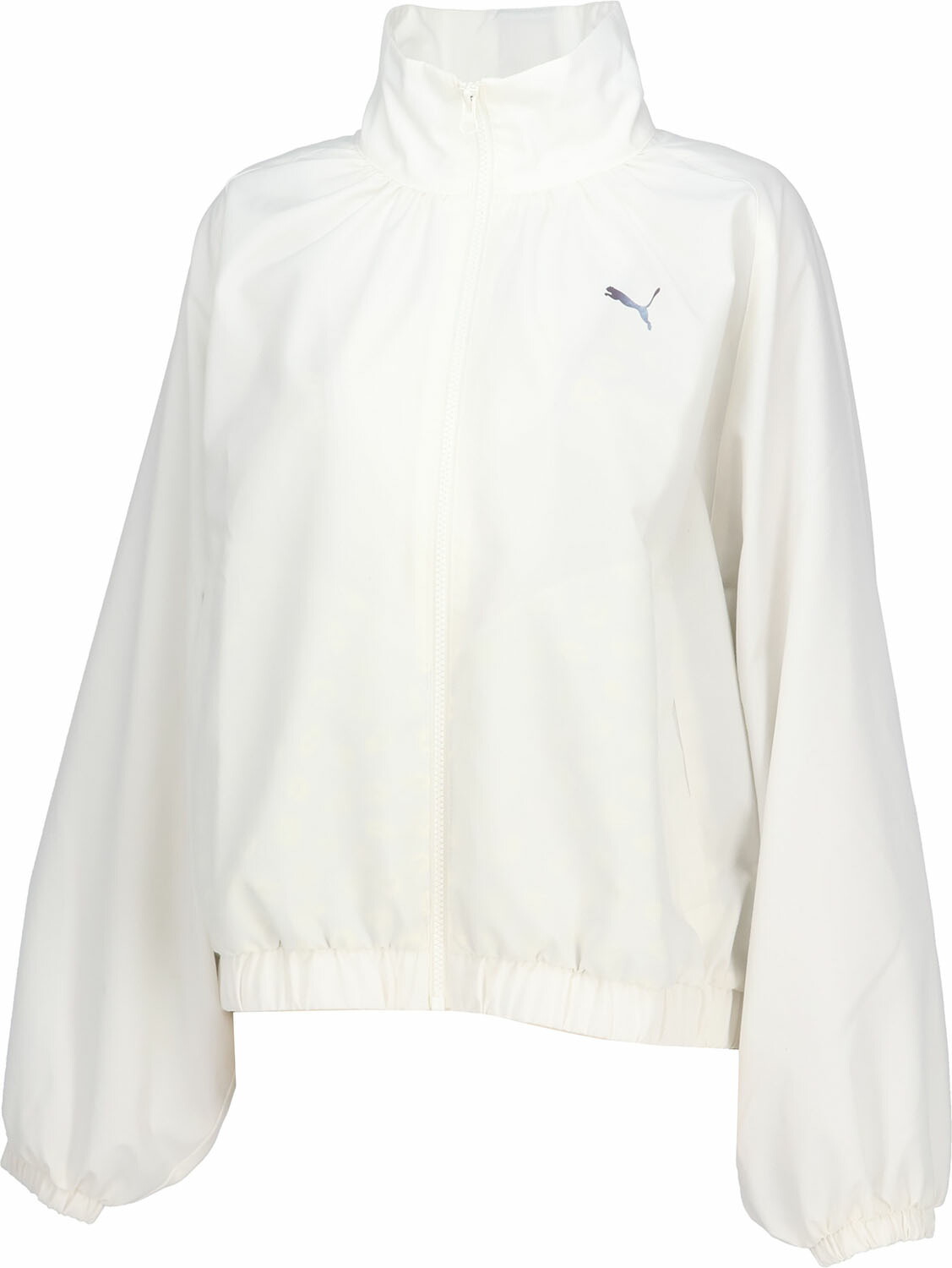 PUMA （プーマ） ウェルネス ウインドウェア TRN EDGE ウラメッシュライナー ウーブンJKT 【ウォームホワイト】 527989 87 ウインドブレーカー ジャケット レディース 女性用 ホワイト 白 25Q3 {SK}