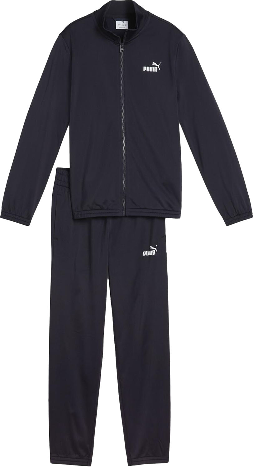PUMA （プーマ） マルチスポーツ トレーニングウェア ポリ スーツ B 【ニューネイビー】 687871 16 トレーニングスーツ セットアップ ボーイズ ジュニア キッズ 男児 子供用 ネイビー 紺 25Q1 {SK}