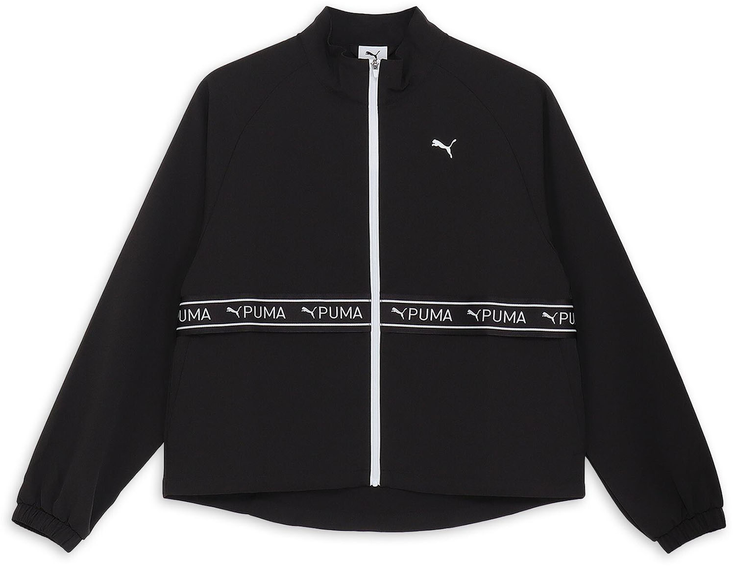 PUMA （プーマ） マルチスポーツ トレーニングウェア TAD CLOTH ウーブンジャケット 【プーマブラック】 527028 01 ウィンドブレーカー ジャケット レディース 女性用 ブラック 黒 25Q1 {SK}