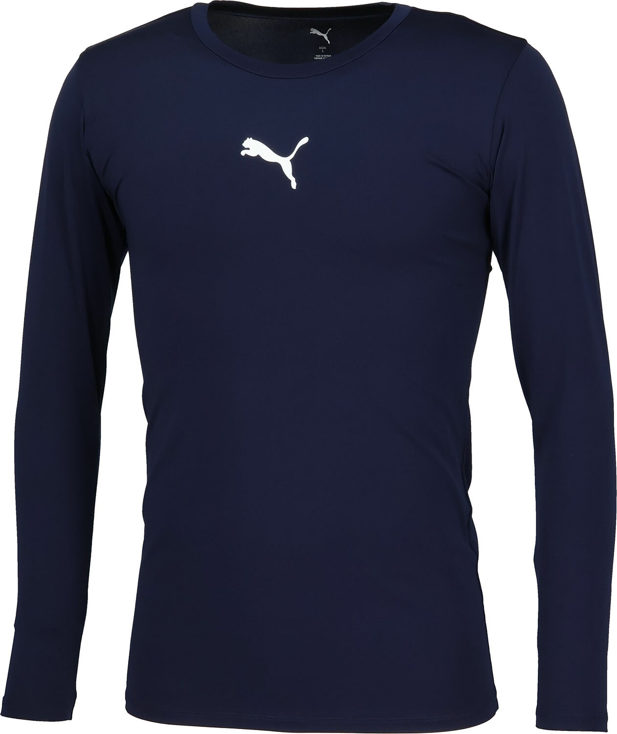 【楽天市場】PUMA （プーマ） サッカー Tシャツ コンプレッション クルーネック LS シャツ 【ネイビー】 660765 06 ロングT ...