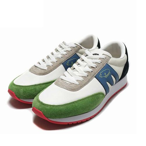 Seed（シード） KARHU （カルフ） 靴・シューズ スニーカー ALBATROSS 82 (アルバトロス) 【JET BLACK / CORONET BLUE （ジェットブラック/コロネットブルー）】 KH807048 通勤 通学 日常 滑りにくい メンズ・レディース 男性用・女性用 白 25 {SK}画像