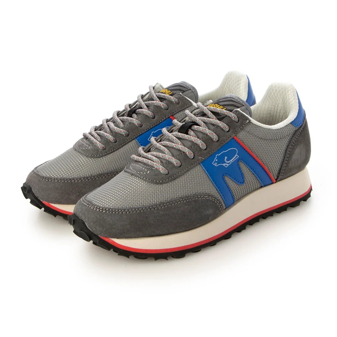 Seed（シード） KARHU （カルフ） 靴・シューズ スニーカー ALBATROSS CONTROL (アルバトロスコントロール) 【CHARCOAL GRAY / STRONG BLUE （チャコールグレー/ストロングブルー）】 KH820007 通勤 通学 日常 滑りにくい メンズ・レディース 男性用・女性用 灰 25 {SK}画像