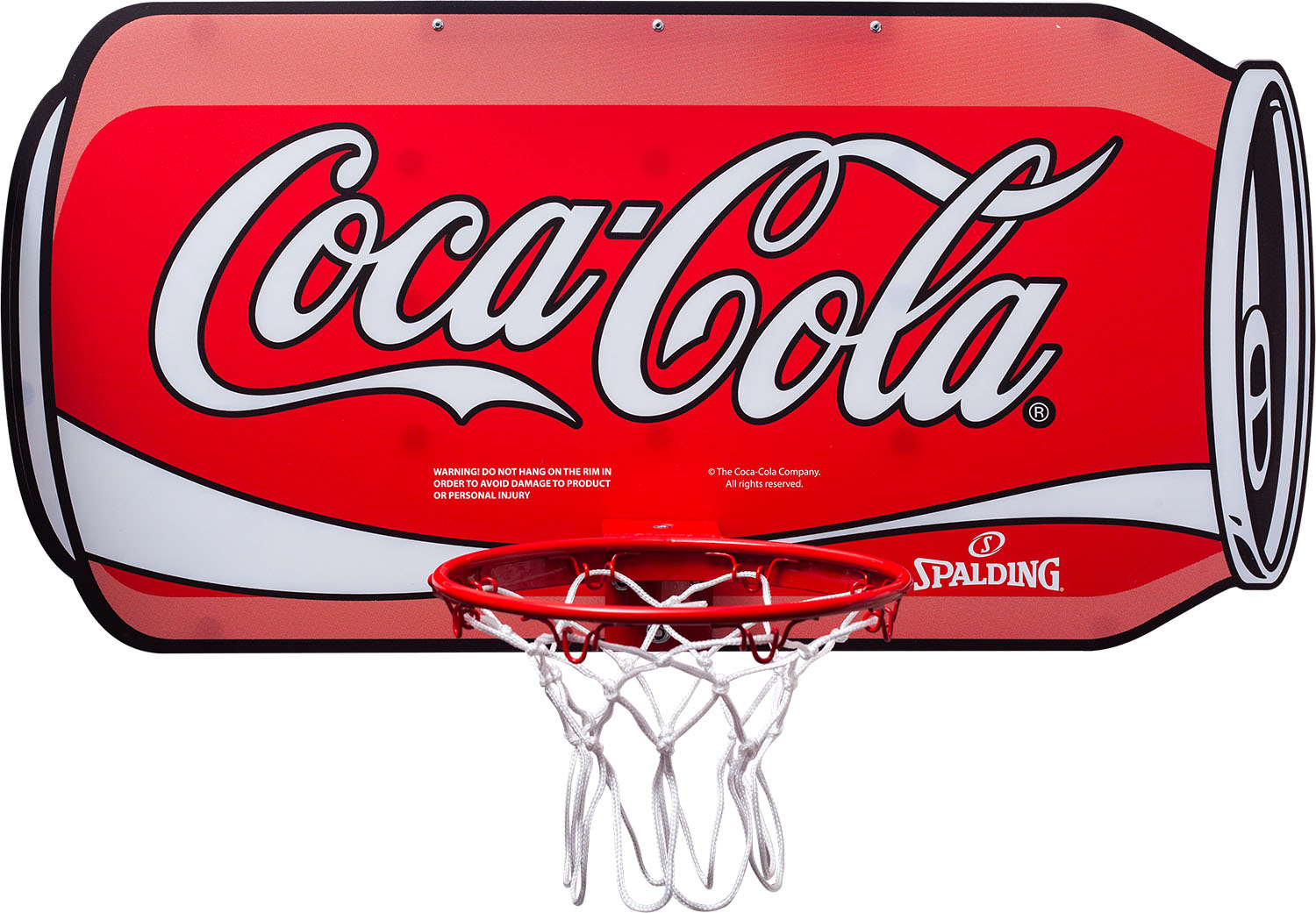 SPALDING （スポルディング） 籠球 グッズ コカ・コーラ カン ブレークアウェイ 180°ミニバックボード 【赤いこと】 561094ZG 手かご決勝点 佩び物 ユニ一発やる 男女兼用 赤 25FW {SK}
