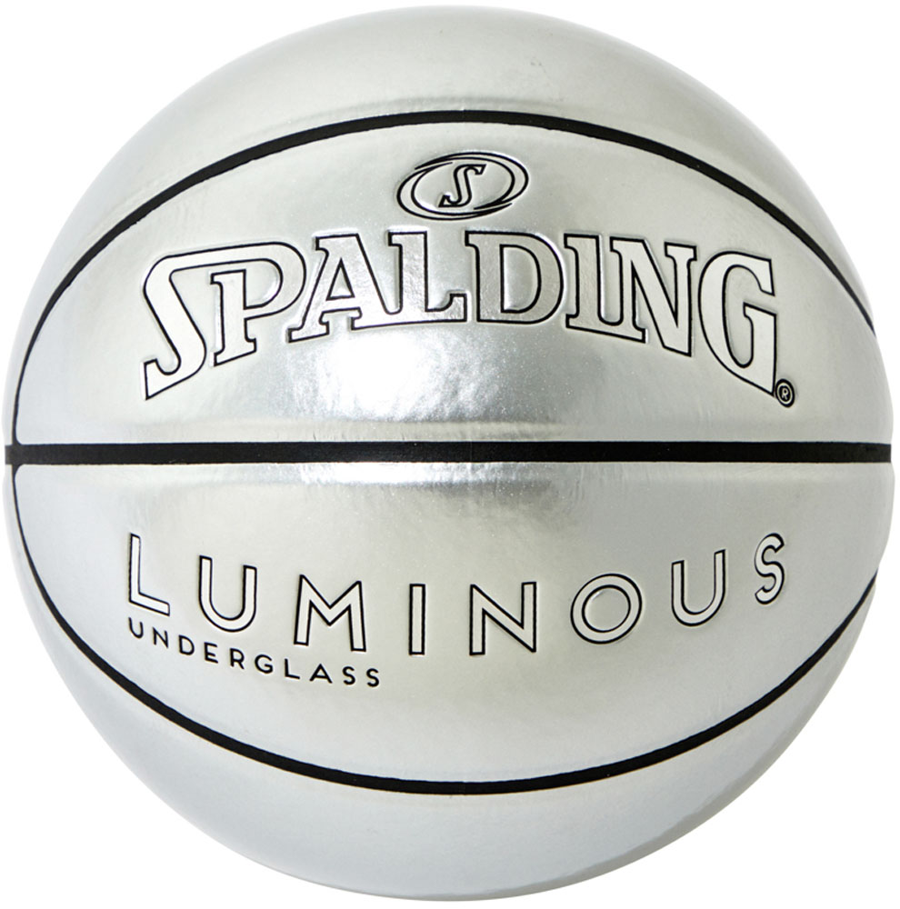 SPALDING （スポルディング） バスケットボール ボール ルミナス アンダーグラス シルバー SZ7 【シルバー】 77-433J ボール7号 バスケットボール7号球 メンズ 男性用 銀 24SS {SK}