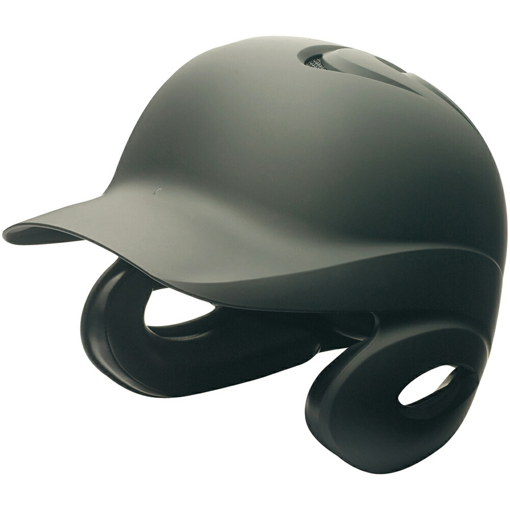SSK （エスエスケイ） 野球 プロテクター用品 軟式打者用両耳付きヘルメット(艶消し) 【マットブラック】 H2500M 90M その他プロテクター用品 ベースボール ユニセックス 男性用・女性用 黒 2025通年 {SK}