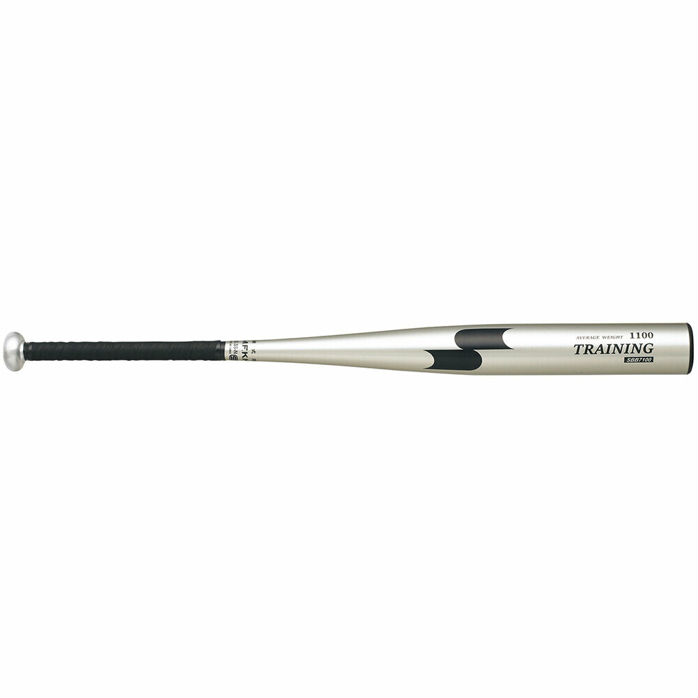 SSK （エスエスケイ） 野球 バット トレーニングバット 【シルバー×ブラック】 SBB7100 9590 ノック・トレーニングバット ベースボール ユニセックス 男性用・女性用 銀 2025AW {SK}