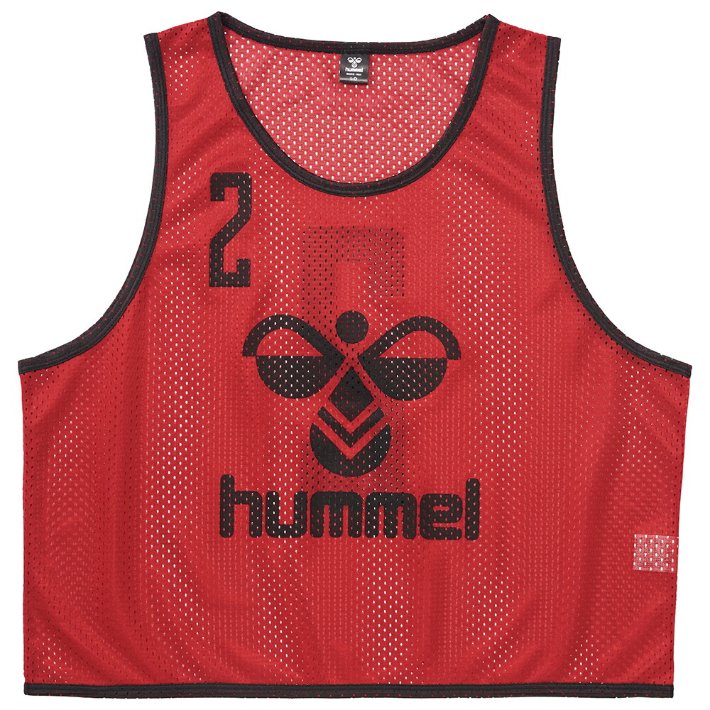 hummel （ヒュンメル） サッカー ウェア ジュニアトレーニングビブス(10枚セット) 【レッド】 HJK6007Z 20 プラクティスシャツ アパレル ジュニア キッズ 子供用 赤 2025SP {NP} 10,664円